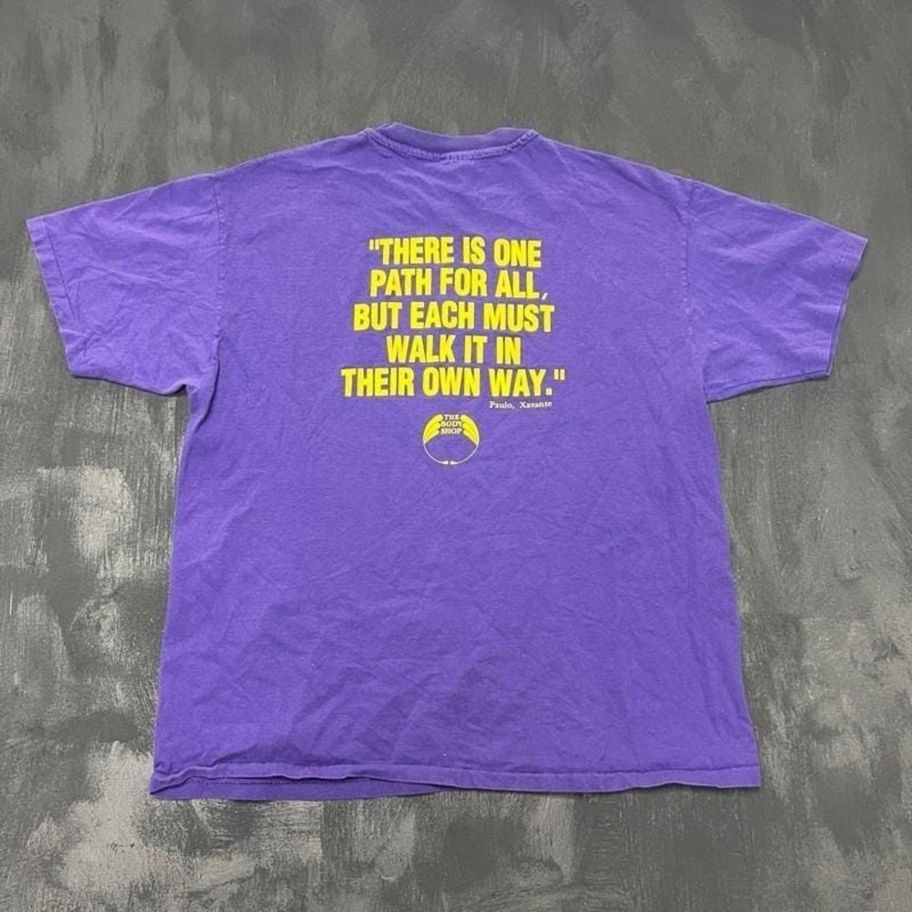 Vintage The Body Shop Shirt Mens XL Purple 1990s